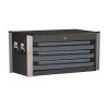 Jumbo Black 3-drawer Tool Box