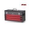 Glory Red & Black 3-drawer Top Chest -Werkplaatsgereedschap 10523