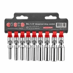 9pc 1/4″DR. Knie-gewricht Dop Set