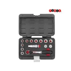 14pc 3/8″DR. Go-through Spline Ratel Dop Set