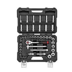 44pc 3/8″DR. 6pt. Combinatie Ratel Doppen Set