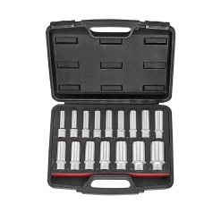 16pc 1/2″DR. 6pt. Doppenset Lang