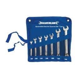 Omschakelbaar Ratelsleutel Set 7 Stk