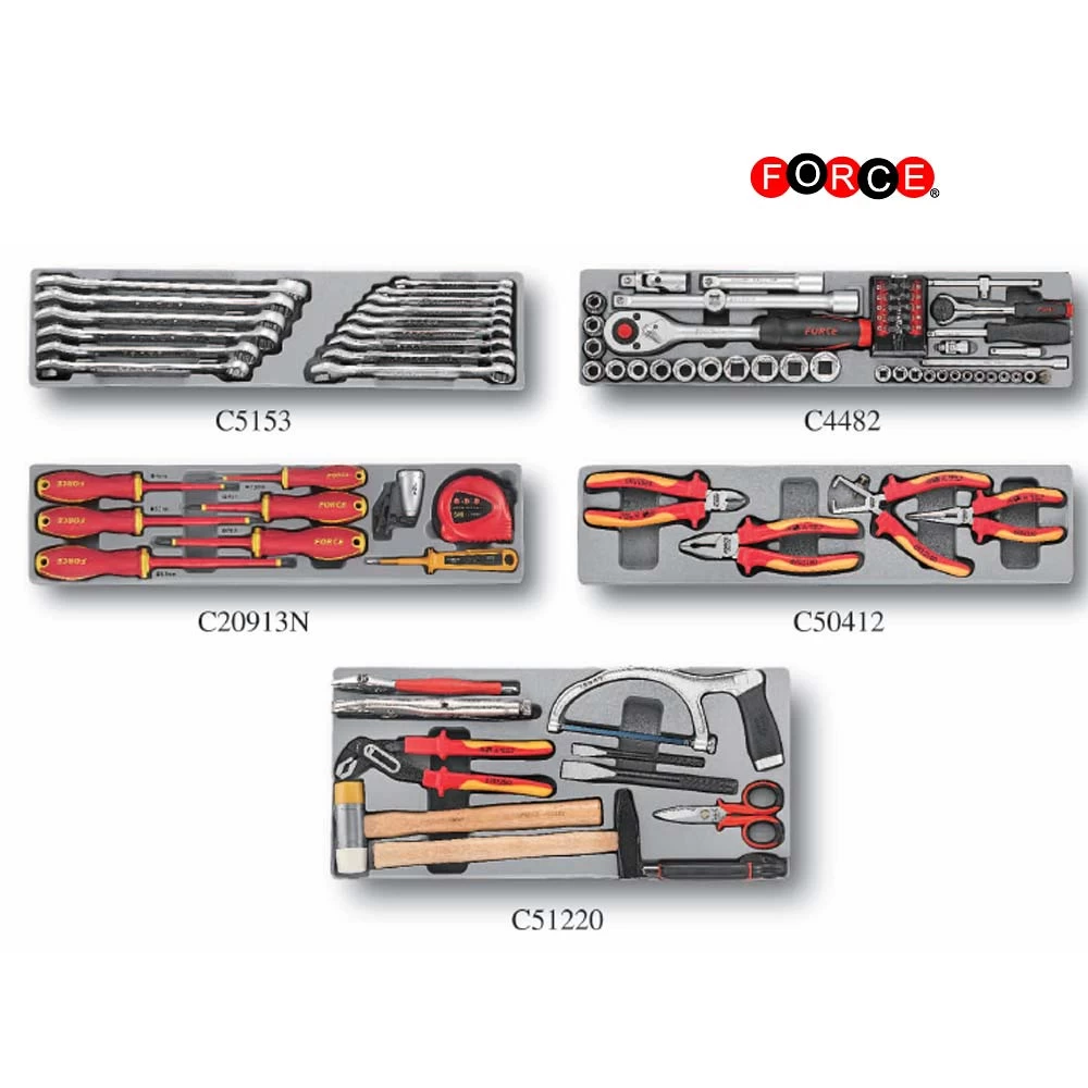 5-Lade Tool Box 88pcs Tools (insulated) (MM) 5 5-Lade Tool Box 88pcs Tools (insulated) (MM) - Afbeelding 3