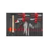 20pc Hamer Tang & Pendriver Set -Werkplaatsgereedschap 5207 rood