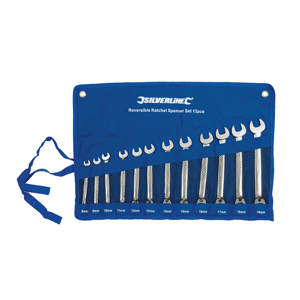 Omschakelbaar Ratelsleutel Set 12 Stk 3 Omschakelbaar Ratelsleutel Set 12 Stk