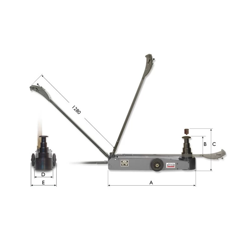 Garage Krikken Pneumatisch 5 Garage Krikken Pneumatisch - Afbeelding 3