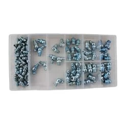 Assortiment Metrische Smeernippels 110-delig -Werkplaatsgereedschap fd 1090 nieuw 2
