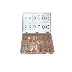 Assortiment Koperen Ringen 150 Pcs