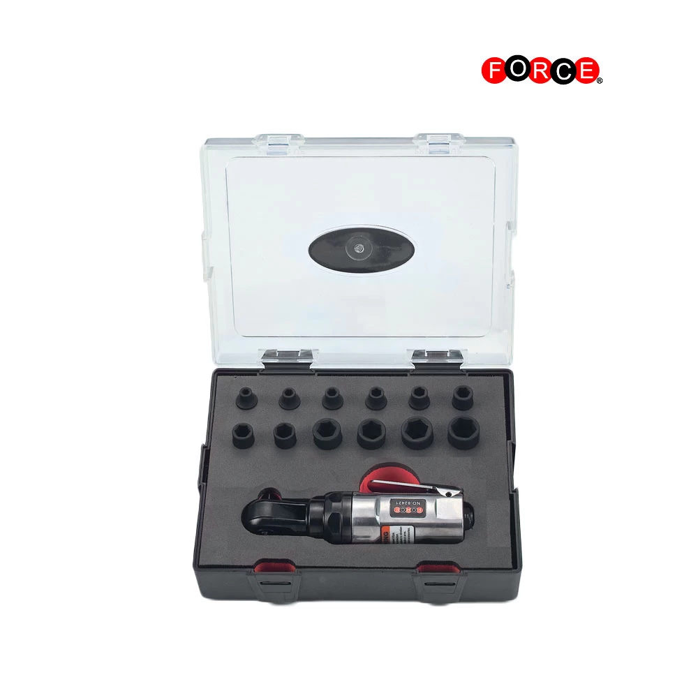 13pc 1/4″ 6pt. Luchtratel Set 3 13pc 1/4″ 6pt. Luchtratel Set