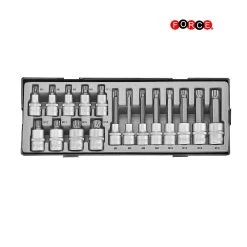 17pc 1/2″DR. Spline Bit Set