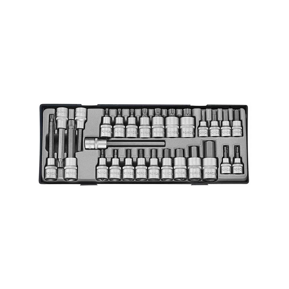 28pc 1/2″ Inbus-Veeltand Stiftdopset 3 28pc 1/2″ Inbus-Veeltand Stiftdopset
