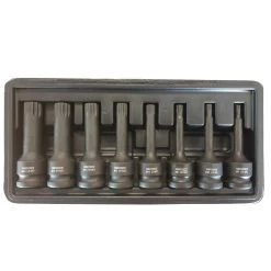 1/2” Krachtdoppen Set Spline 8-delig -Werkplaatsgereedschap wt 8642 3hq