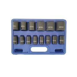 Krachtdoppen Set 1/2 Aansluiting 10-32 Mm 8 Krachtdoppen Set 1/2 Aansluiting 10-32 Mm -Werkplaatsgereedschap wt 8661 2