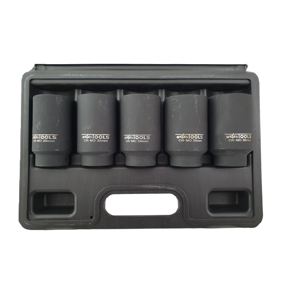 1/2” Krachtdoppen Set Lang 12-kant / 5-delig 5 1/2” Krachtdoppen Set Lang 12-kant / 5-delig - Afbeelding 3