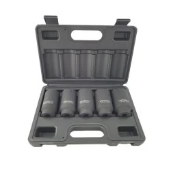 Werkplaatsgereedschap 26 1/2” Krachtdoppen Set Lang 12-kant / 5-delig