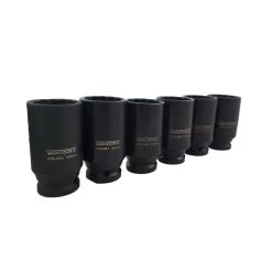 1/2” Krachtdoppen Set Lang 12-kant / 6-delig -Werkplaatsgereedschap wt 8686 2