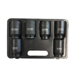 1/2” Krachtdoppen Set Lang 12-kant / 6-delig -Werkplaatsgereedschap wt 8686 3